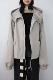 Cotton Balloon Hood Field Jumper