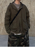 Multi Pocket Hood Field Jacket