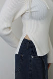 String-off rib knit
