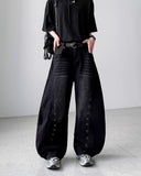 Thor Eyelet Balloon Denim