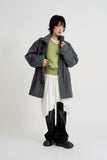 Sober wool v-neck knit