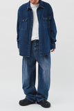 Cole Side Tuck Wide Denim