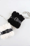 Fur Belt Mini Fluffy Bag