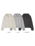 Venis Pigment Cropped Zip Hoodie