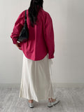 Posty Poplin Cotton Over Fit Shirt