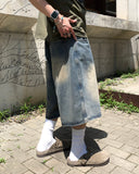 Rocker Vintage Washing Bermuda Denim