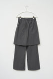 (W) Quiz Pleats Skirt Pants