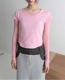 CROP HALF T