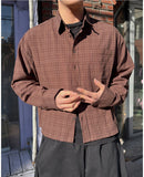 Merlin Crop Check Shirt