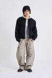 Curve pocket ham strap pants