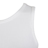 (W) CHEST METAL LOGO SLEEVELESS