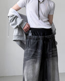 Two Kids Sagging Balloon Denim