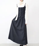 Ever 3-piece Blouse Vest Long Skirt Set