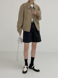 Sunny two-way short overfit blouson