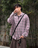 Ku Linen Blicket Check Shirt