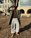 Wellon Parka Long Bomber Jacket