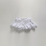 Winger Shirring Lace Skirt