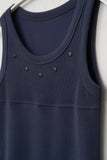 (W) Moto Stud Sleeveless