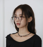 Square thin glasses