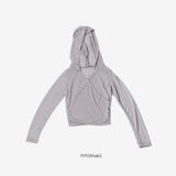 Majeur Wrap Hood T-Shirt