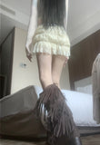 Kikenna Low-Waist Frill Skirt