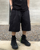 Utility Belted Bermuda Pants