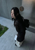 BUTTON LAYERED SLEEVELESS