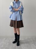 Pony Layered Overfit Long Shirt