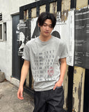 Time crop short-sleeve t-shirt