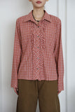 Annie Check Frill Shirt