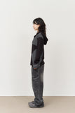 Star Henley Warmer Knit Hoodie