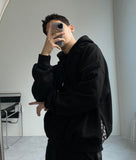 Side Ethnic Heavy Hood Sweatshirt