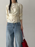 403 Catbrush Wide Denim Pants
