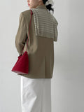 Timber Unbalanced Loose Fit Single Jacket