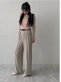 Boatneck See-Through Knit T-Shirt