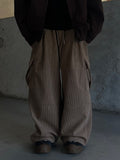 Corduroy Cargo Balloon Banding Pants