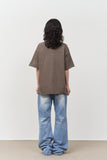 Cut-off Pigment Cropped Top