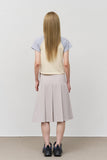 (W) Age Snap Pleats Skirt