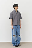 Sion Checked Half Shirt