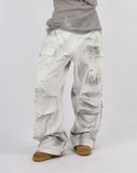 Dirty washed cargo pants