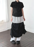 SEER SHIRRING HALF SH