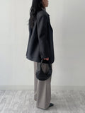 Davi Belted Wide Slacks