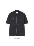 Log Curved Nylon Jacket