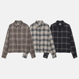 Chapter Check Cropped Shirt