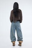 PRTN) Destroyed Bolero Cardigan