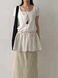 Somi See-through Frill Sleeveless Blouse