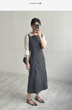 Joanne Nylon Sleeveless Wrap One Piece