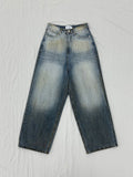 Mud wide denim pants