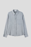 Light crease summer check shirt