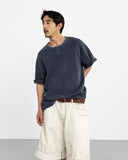 Pigment Henley Neck Pique Tee